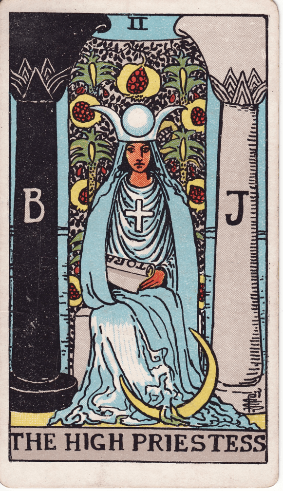 Karta tarota Kapłanka (The High Priestess)