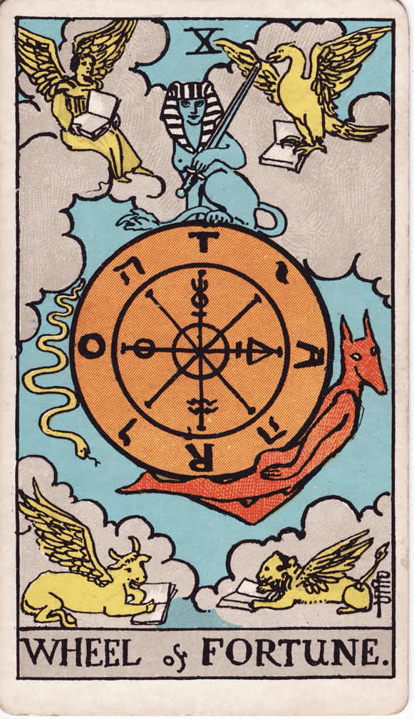 Karta tarota Koło Fortuny (Wheel of Fortune)