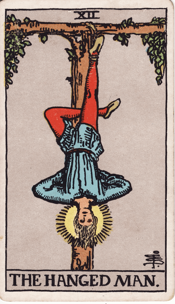 Karta tarota Wisielec (The Hanged Man)